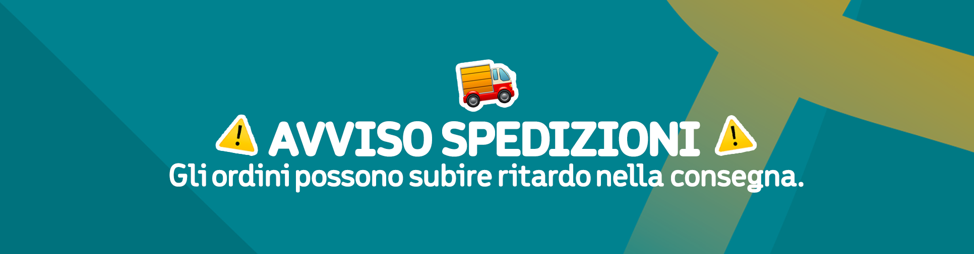 Banner Busiello Avviso spedizione